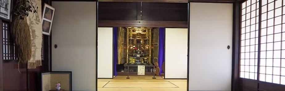 五箇山 岩瀬家 重要文化財の書院造り内観